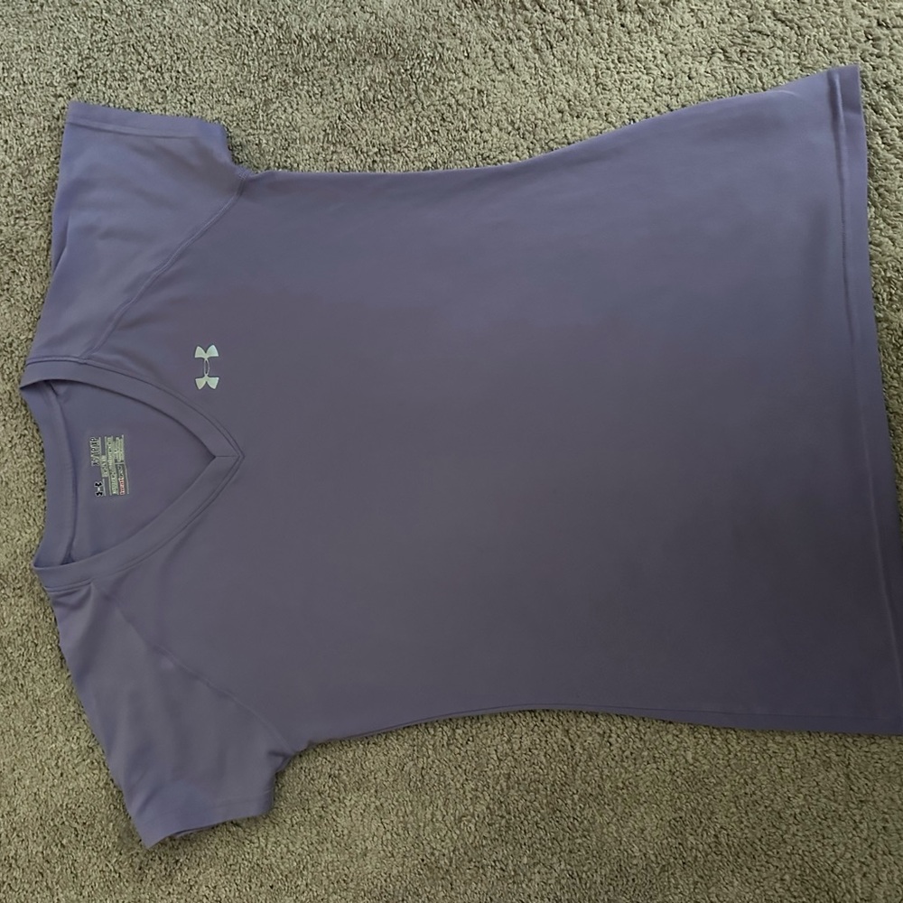 Under Armour Women's Short Sleeve Tee in Purple/Lavender